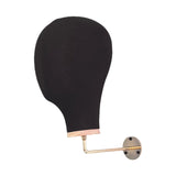 Maxbell Manikin Head Smooth Durable for Beginner Shopping Mall Barbershop Shop Props Black