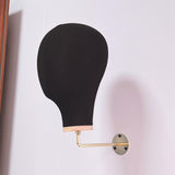 Maxbell Manikin Head Smooth Durable for Beginner Shopping Mall Barbershop Shop Props Black