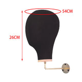 Maxbell Manikin Head Smooth Durable for Beginner Shopping Mall Barbershop Shop Props Black