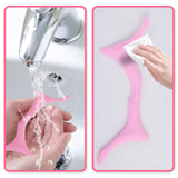 Maxbell Silicone Eyebrow Shaping Tool Eyeliner Stencil Make Up Tool