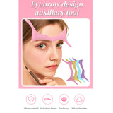 Maxbell Silicone Eyebrow Shaping Tool Eyeliner Stencil Make Up Tool