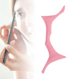 Maxbell Silicone Eyebrow Shaping Tool Eyeliner Stencil Make Up Tool