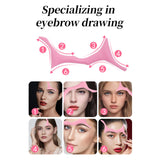 Maxbell Silicone Eyebrow Shaping Tool Eyeliner Stencil Make Up Tool