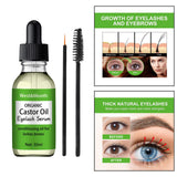 Maxbell Castor Oil for Eyelashes and Eyebrows Easy to Use Conditioning Oil for Women