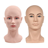 Maxbell Mannequin Head Display Stand Hairpieces Display Holder for Shopping Mall Hat Female