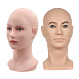 Maxbell Mannequin Head Display Stand Hairpieces Display Holder for Shopping Mall Hat Female