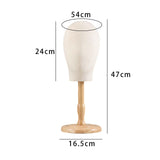 Maxbell Hat Display Stand Portable Sturdy Hat Holder for Malls Styling Salon Markets short wood