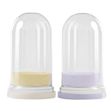 Maxbell Makeup Brush Cleaning Bowl Holder Washing Tool Travel with Dust Cover 3 in 1 Cream Color