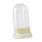 Maxbell Makeup Brush Cleaning Bowl Holder Washing Tool Travel with Dust Cover 3 in 1 Cream Color