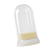 Maxbell Makeup Brush Cleaning Bowl Holder Washing Tool Travel with Dust Cover 3 in 1 Cream Color