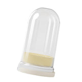 Maxbell Makeup Brush Cleaning Bowl Holder Washing Tool Travel with Dust Cover 3 in 1 Cream Color