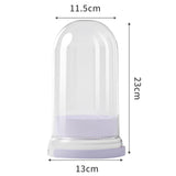 Maxbell Makeup Brush Cleaning Bowl Holder Washing Tool Travel with Dust Cover 3 in 1 Purple