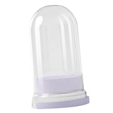 Maxbell Makeup Brush Cleaning Bowl Holder Washing Tool Travel with Dust Cover 3 in 1 Purple