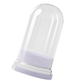 Maxbell Makeup Brush Cleaning Bowl Holder Washing Tool Travel with Dust Cover 3 in 1 Purple