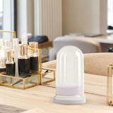 Maxbell Makeup Brush Cleaning Bowl Holder Washing Tool Travel with Dust Cover 3 in 1 Purple