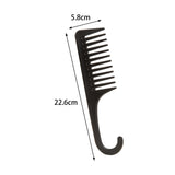 Maxbell Premium Wide Tooth Comb Hair Combs for Thick Long Curly Hair Detangling Comb black