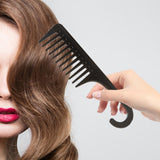 Maxbell Premium Wide Tooth Comb Hair Combs for Thick Long Curly Hair Detangling Comb black