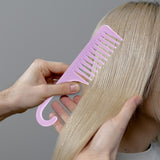 Maxbell Premium Wide Tooth Comb Hair Combs for Thick Long Curly Hair Detangling Comb violet