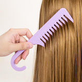 Maxbell Premium Wide Tooth Comb Hair Combs for Thick Long Curly Hair Detangling Comb violet