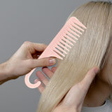 Maxbell Premium Wide Tooth Comb Hair Combs for Thick Long Curly Hair Detangling Comb pink