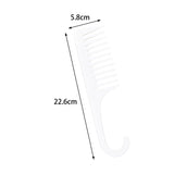 Maxbell Premium Wide Tooth Comb Hair Combs for Thick Long Curly Hair Detangling Comb white