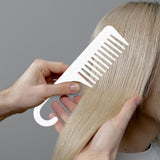 Maxbell Premium Wide Tooth Comb Hair Combs for Thick Long Curly Hair Detangling Comb white