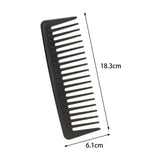 Maxbell Shampoo Comb Hairstyling Prevents Tangles Hair Comb for Men Women Thick Hair black