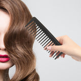 Maxbell Shampoo Comb Hairstyling Prevents Tangles Hair Comb for Men Women Thick Hair black