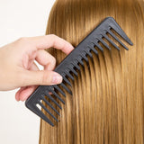 Maxbell Shampoo Comb Hairstyling Prevents Tangles Hair Comb for Men Women Thick Hair black