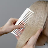 Maxbell Shampoo Comb Hairstyling Prevents Tangles Hair Comb for Men Women Thick Hair white