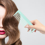 Maxbell Shampoo Comb Hairstyling Prevents Tangles Hair Comb for Men Women Thick Hair green