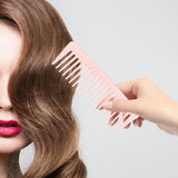 Maxbell Shampoo Comb Hairstyling Prevents Tangles Hair Comb for Men Women Thick Hair Pink