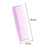 Maxbell Shampoo Comb Hairstyling Prevents Tangles Hair Comb for Men Women Thick Hair Violet