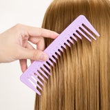 Maxbell Shampoo Comb Hairstyling Prevents Tangles Hair Comb for Men Women Thick Hair Violet
