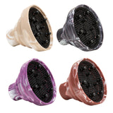 Maxbell Collapsible Hair Dryer Diffuser Attachment Easy Storage Travel Portable Black