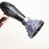 Maxbell Collapsible Hair Dryer Diffuser Attachment Easy Storage Travel Portable Black