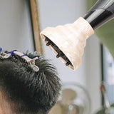 Maxbell Collapsible Hair Dryer Diffuser Attachment Easy Storage Travel Portable Beige