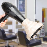 Maxbell Collapsible Hair Dryer Diffuser Attachment Easy Storage Travel Portable Beige