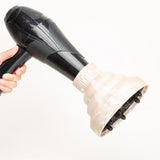 Maxbell Collapsible Hair Dryer Diffuser Attachment Easy Storage Travel Portable Beige