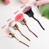 Maxbell Loose Powder Brush Rose Soft Face Brush Powder Brush for Makeup Powder Blush style A