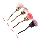Maxbell Loose Powder Brush Rose Soft Face Brush Powder Brush for Makeup Powder Blush style A