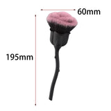 Maxbell Loose Powder Brush Rose Soft Face Brush Powder Brush for Makeup Powder Blush style B