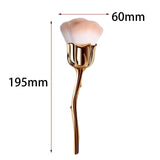Maxbell Loose Powder Brush Rose Soft Face Brush Powder Brush for Makeup Powder Blush style C