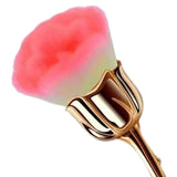 Maxbell Loose Powder Brush Rose Soft Face Brush Powder Brush for Makeup Powder Blush style D
