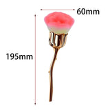 Maxbell Loose Powder Brush Rose Soft Face Brush Powder Brush for Makeup Powder Blush style D