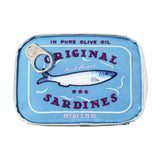 Maxbell Travel Cosmetic Organizer for Women Cute Makeup Bag for Daily Use Dorm Hotel Blue