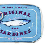 Maxbell Travel Cosmetic Organizer for Women Cute Makeup Bag for Daily Use Dorm Hotel Blue