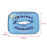 Maxbell Travel Cosmetic Organizer for Women Cute Makeup Bag for Daily Use Dorm Hotel Blue