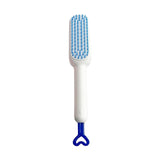 Maxbell Hairdressing Brush Clean Scalable Detangling Brush for Short Curly Hair white