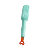 Maxbell Hairdressing Brush Clean Scalable Detangling Brush for Short Curly Hair blue